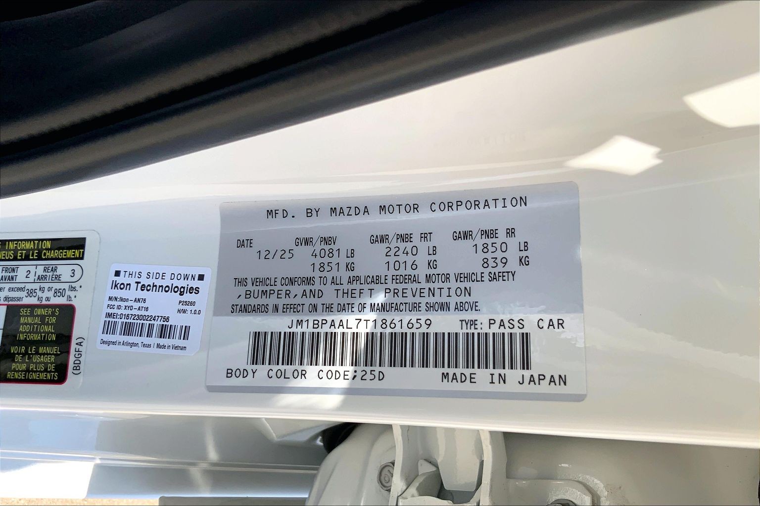 ベタページ Certified Pre-Owned 2026 Mazda Mazda3 Sedan 2.5 S 4dr Car in